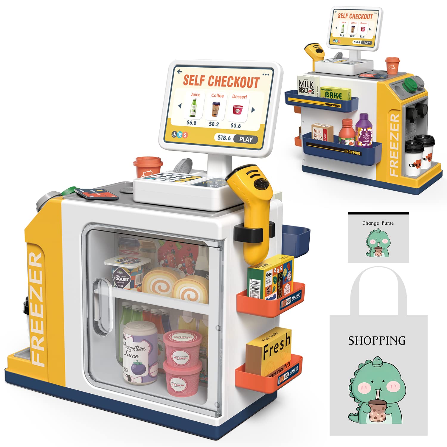 POFJOEQ cash register playset main unit inspires imaginative shopping sessions