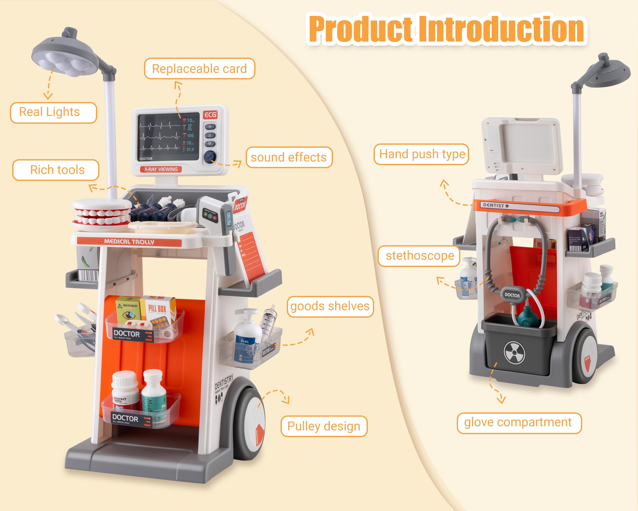 POFJOEQ educational doctor kit makes a thoughtful gift for birthdays