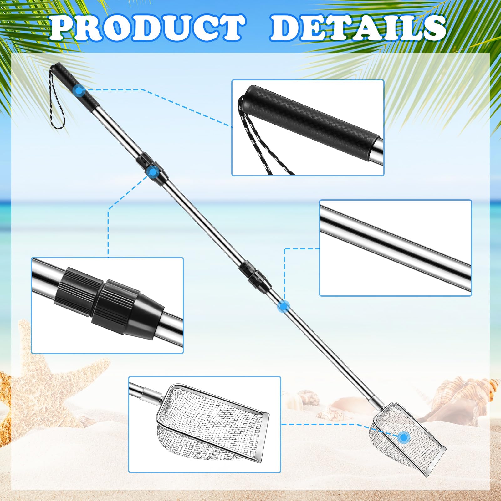POILKMNI non-slip PVC grips offer comfortable handling.