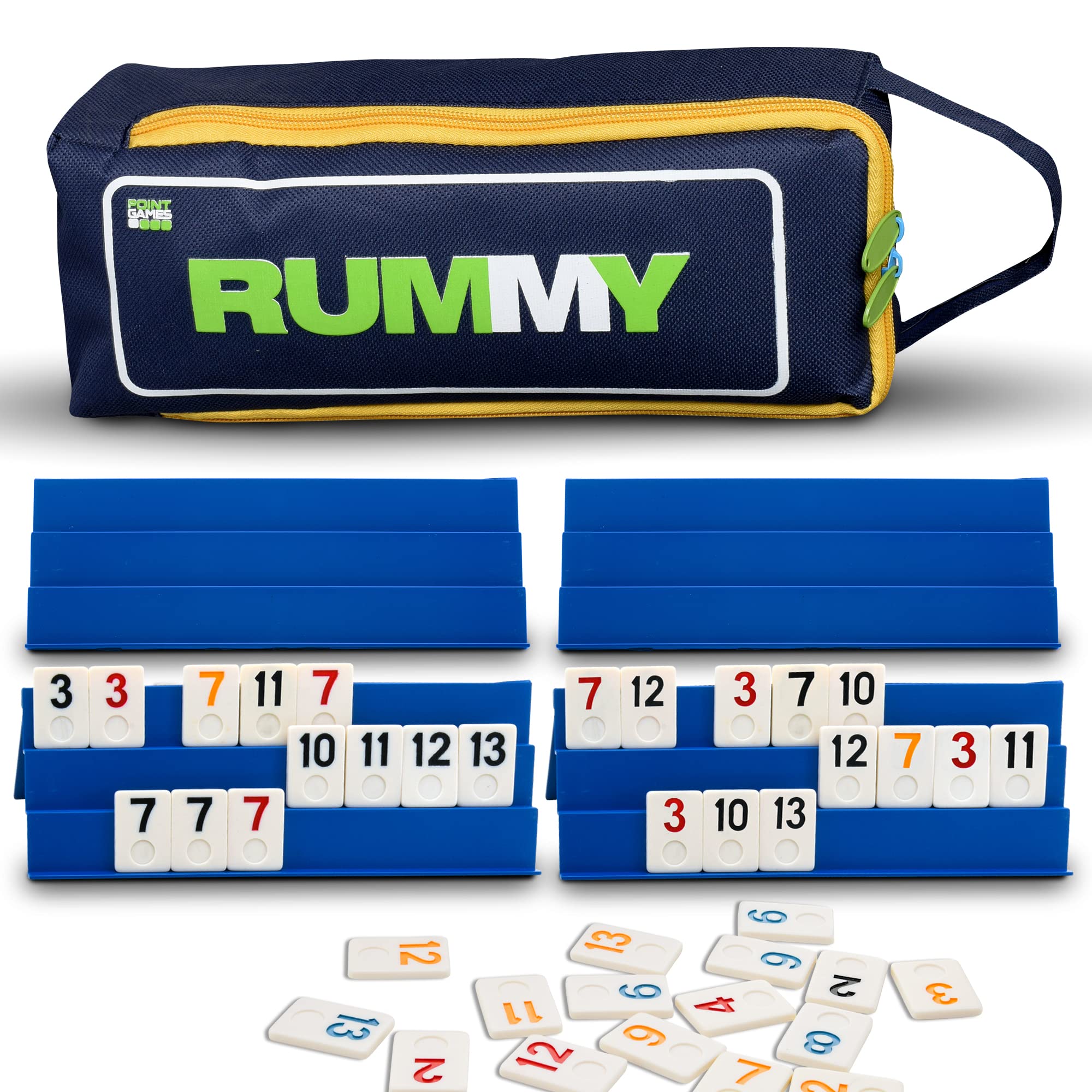 Point Games Classic Rummy tiles with 106 pieces for varied gameplay