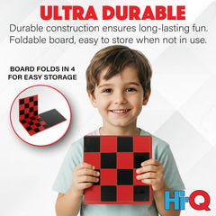 Point Games HI-Q Classic chess supports beginners learning names and moves.