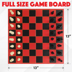 Point Games HI-Q Classic chess on a family game night.