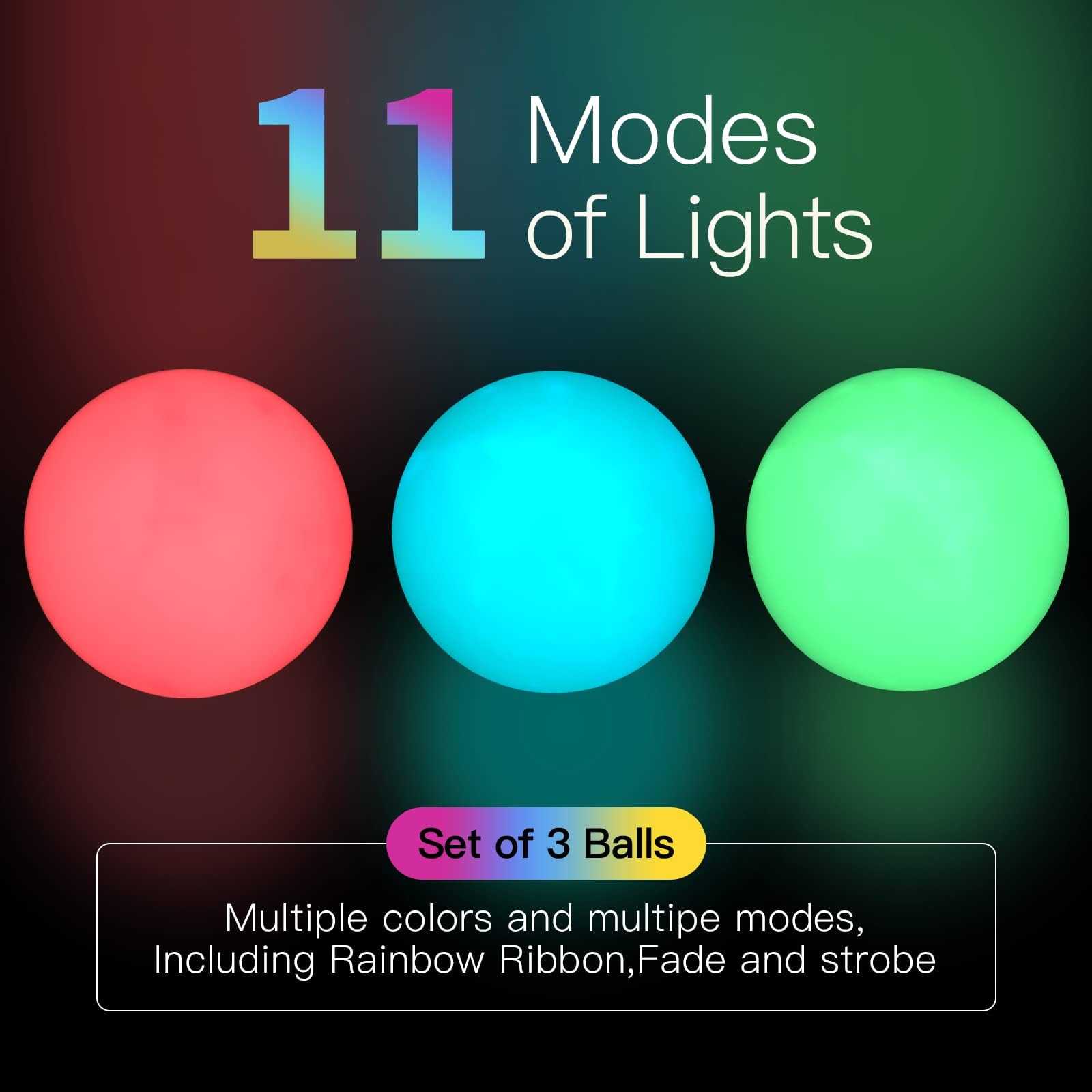 POITOI USB charger keeps all three balls powered for long play.