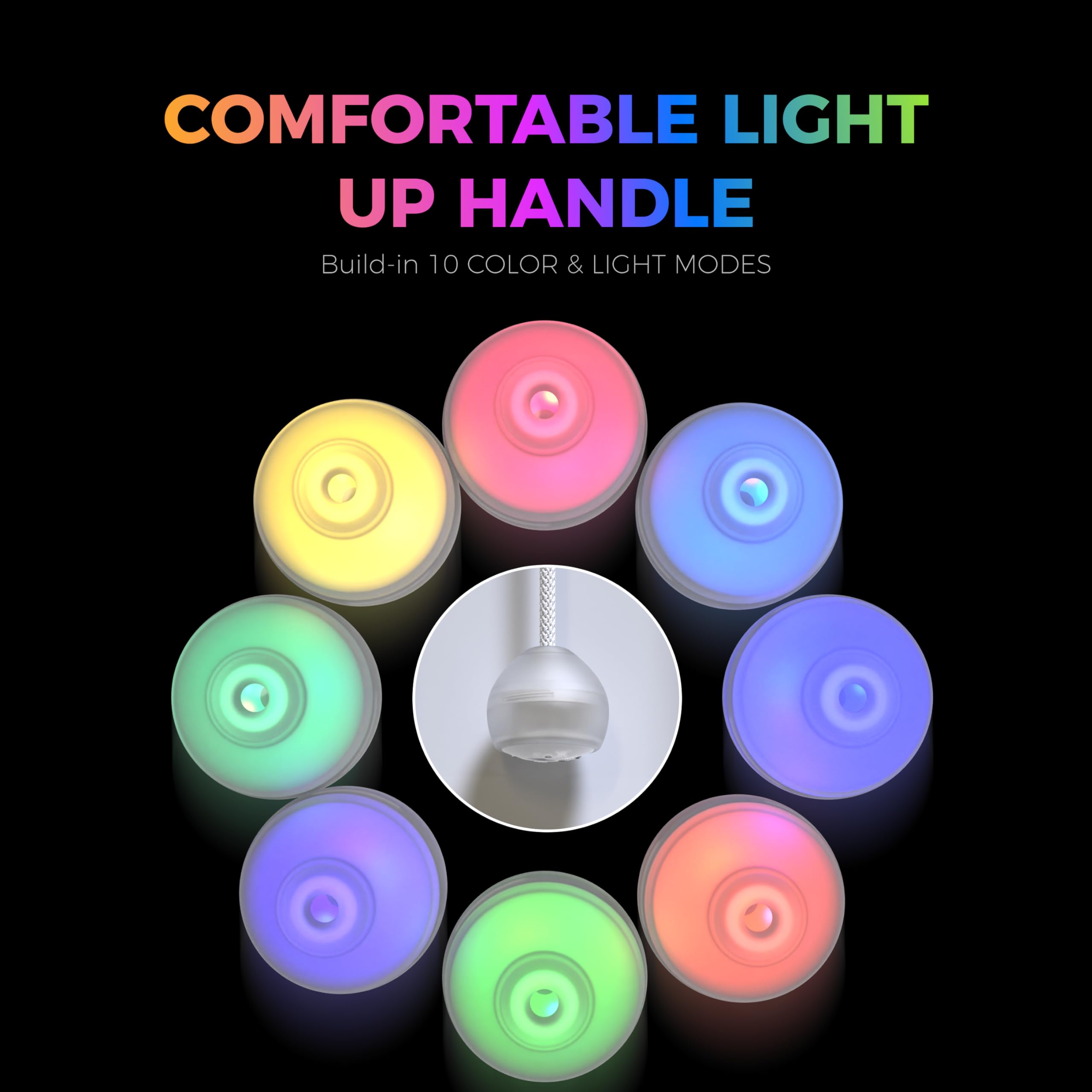 POITOI LED Poi Balls crafted from durable materials for longevity