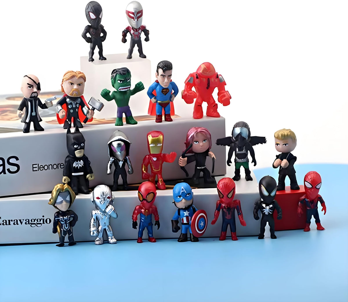 POIUYT Titan Hero exclusive 20 figures cake topper set for festive cakes