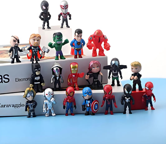 POIUYT Titan Hero exclusive 20 figures cake topper set for festive cakes