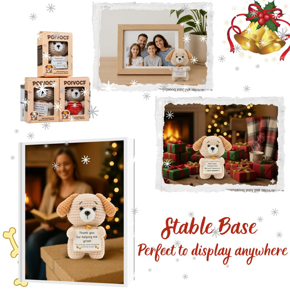 Compact gift-size POIVOCF plush ideal for gifting with flowers or chocolates
