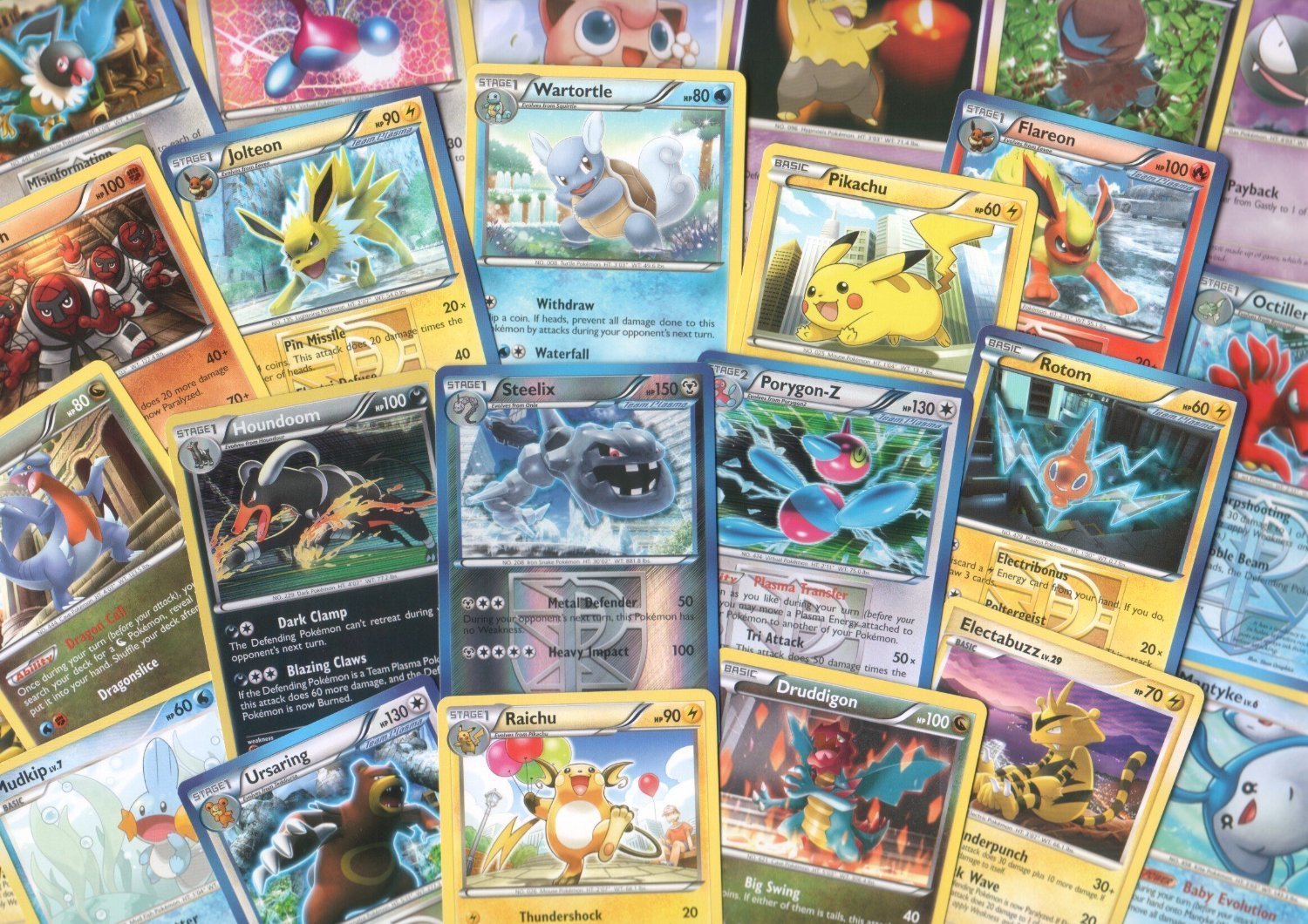 Pokemon 100-card assortment offers variety for collectors and casual play.