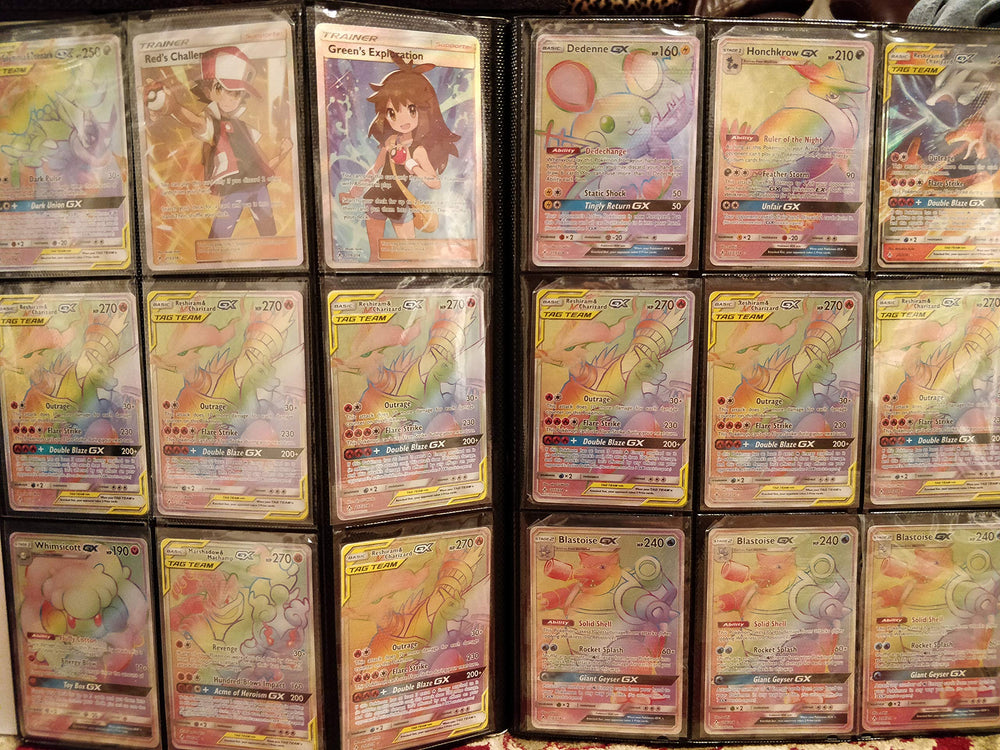 Pokémon 100+ rainbow rare bundle—ideal for collectors