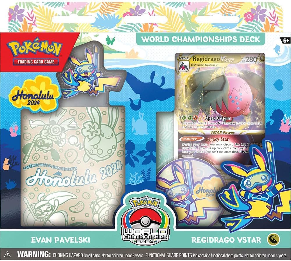 Pokemon 2024 World Championships Deck pack ready for event battles.