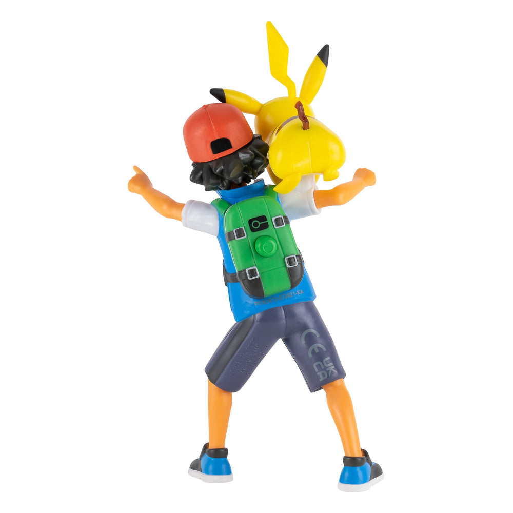 Pokémon action play set display for fans and collectors.