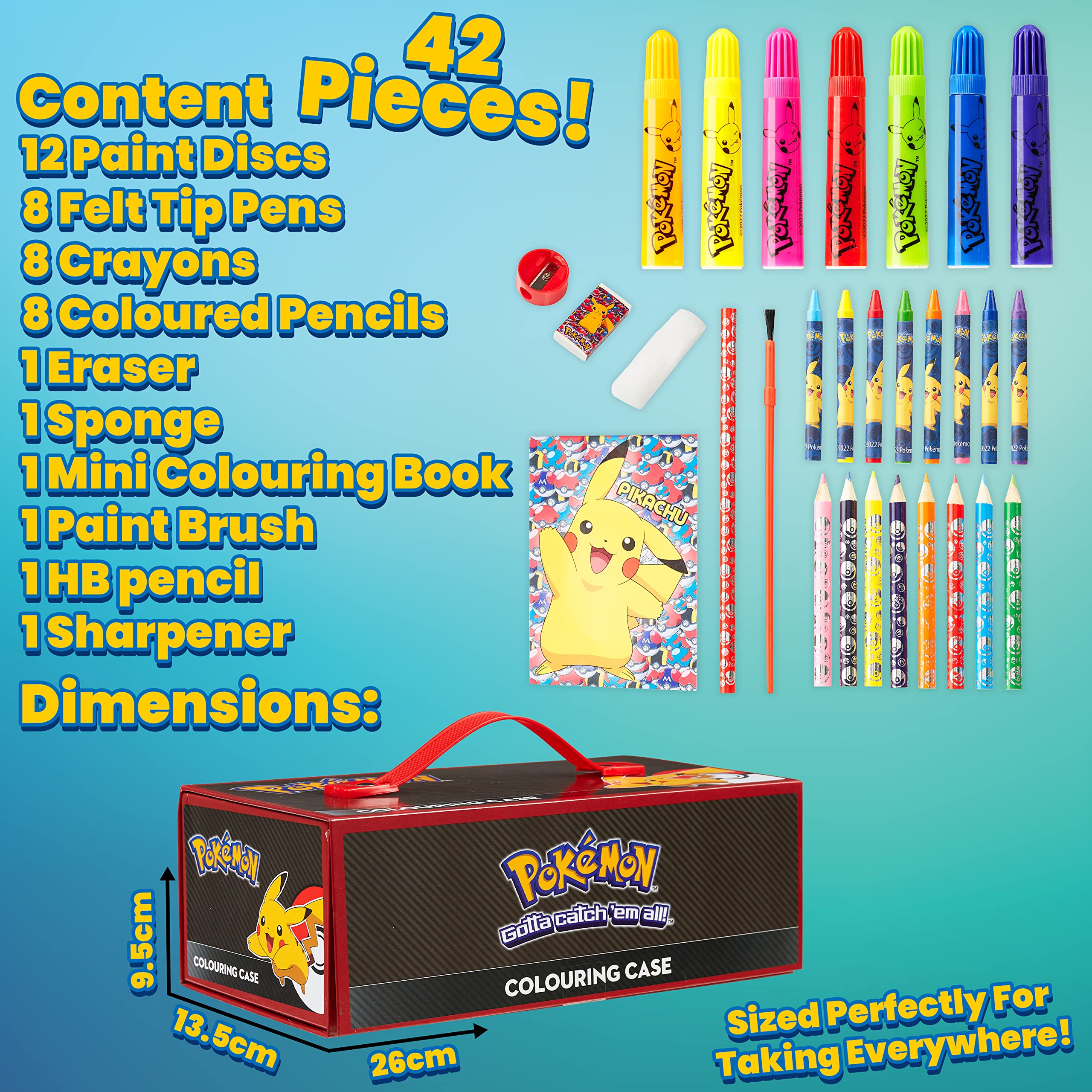 Pokémon Art Set Pikachu designs spark imaginative drawing sessions for kids.