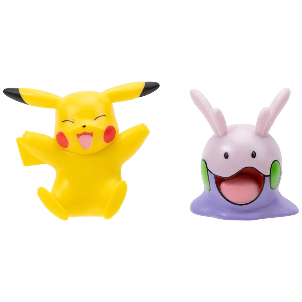 Pokemon articulated battle figure Goomy with detailed sculpt for display.