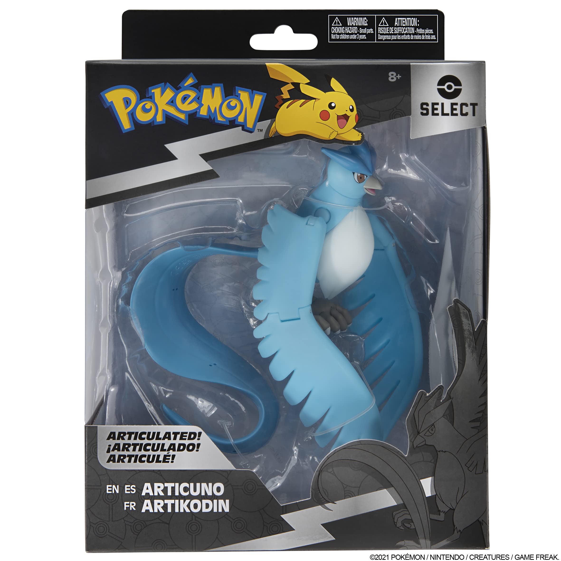 Pokemon Articuno articulation points close-up for versatile poses.