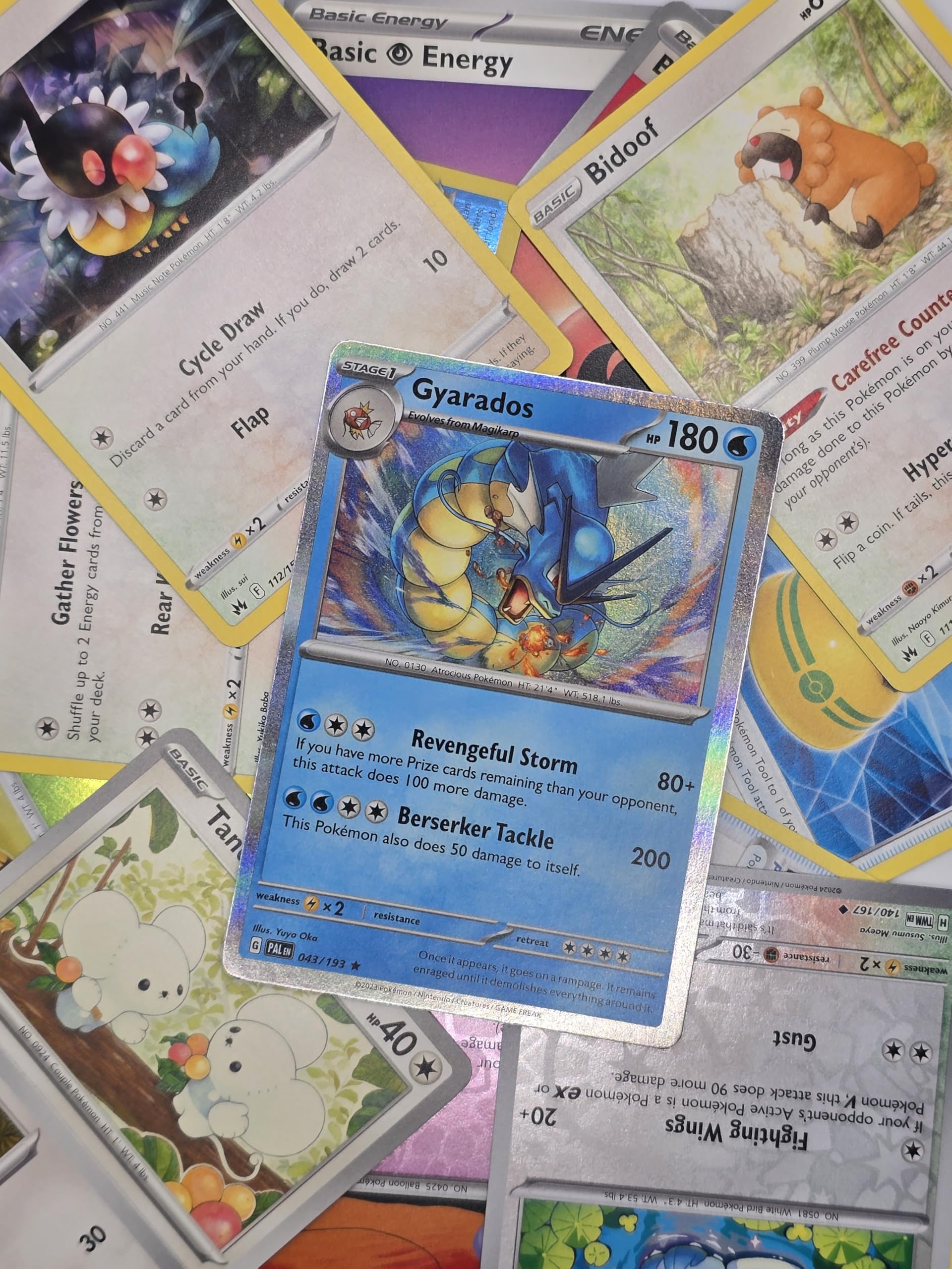 Pokémon energy cards included to support basic deck-building.