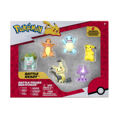 Pokémon Battle Figure 6 Pack Pikachu 2-Inch with authentic pose for immersive play.