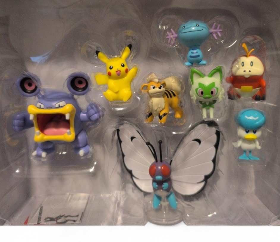 pokémon battle figure 8 pack appletun figure for diverse battles and display
