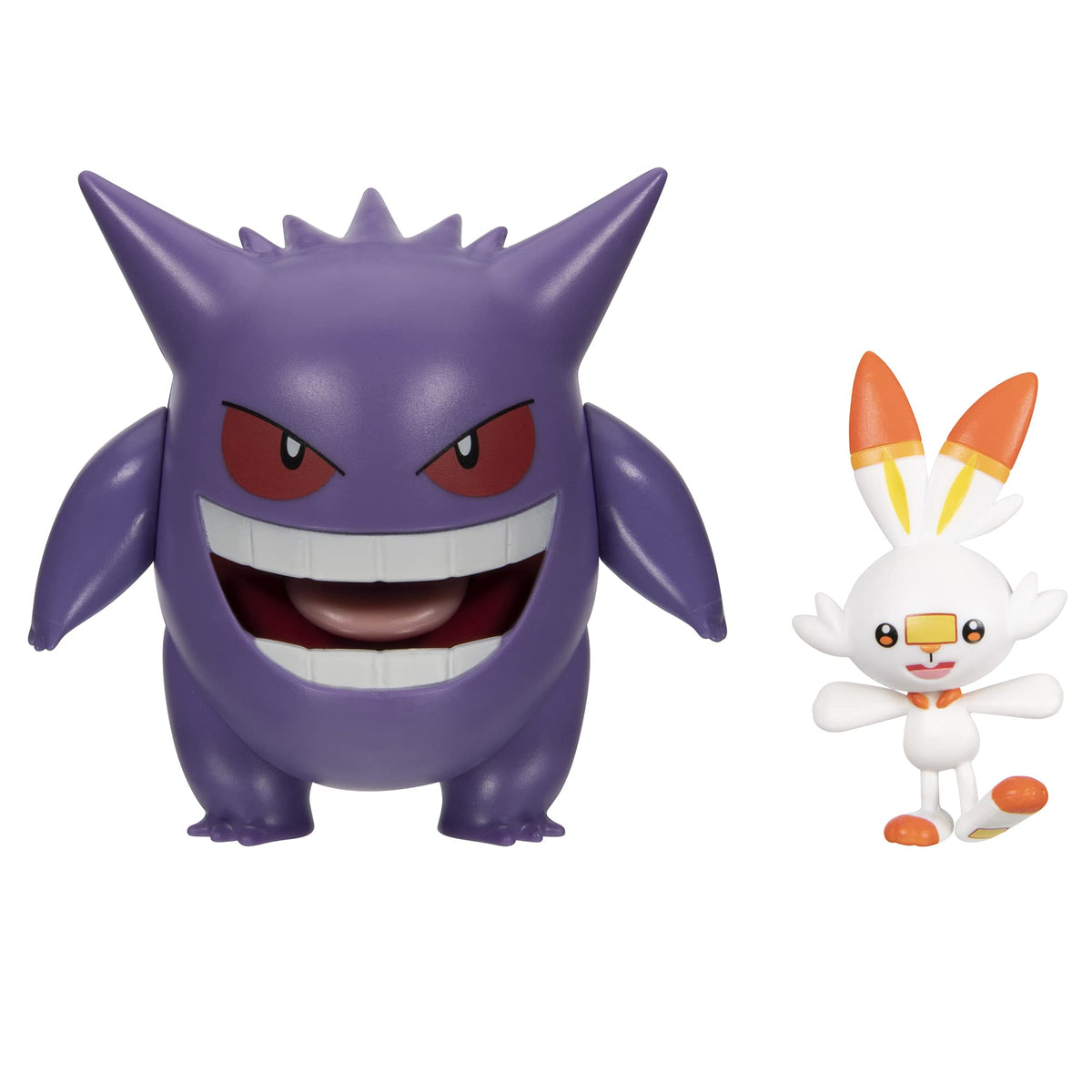 Pokemon Gengar battle figure in dynamic pose for imaginative play.