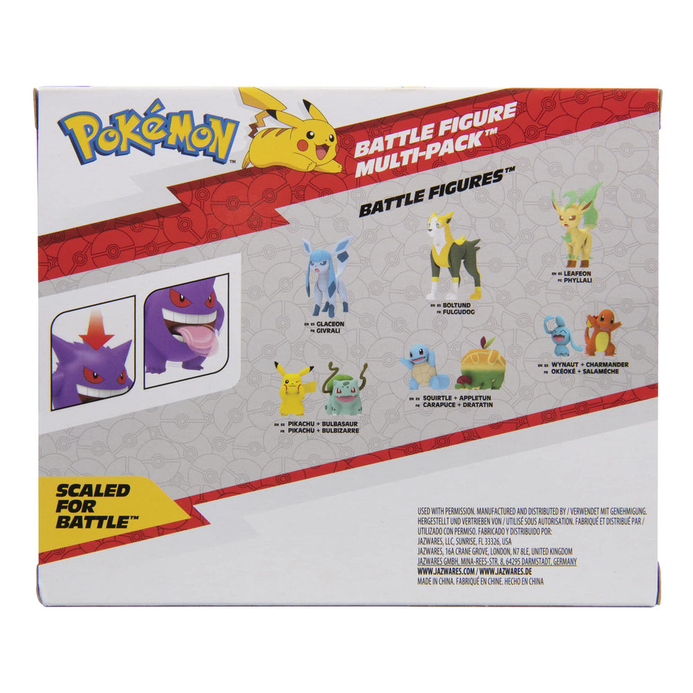 Official Pokemon Jazwares figure set for fans and collectors.