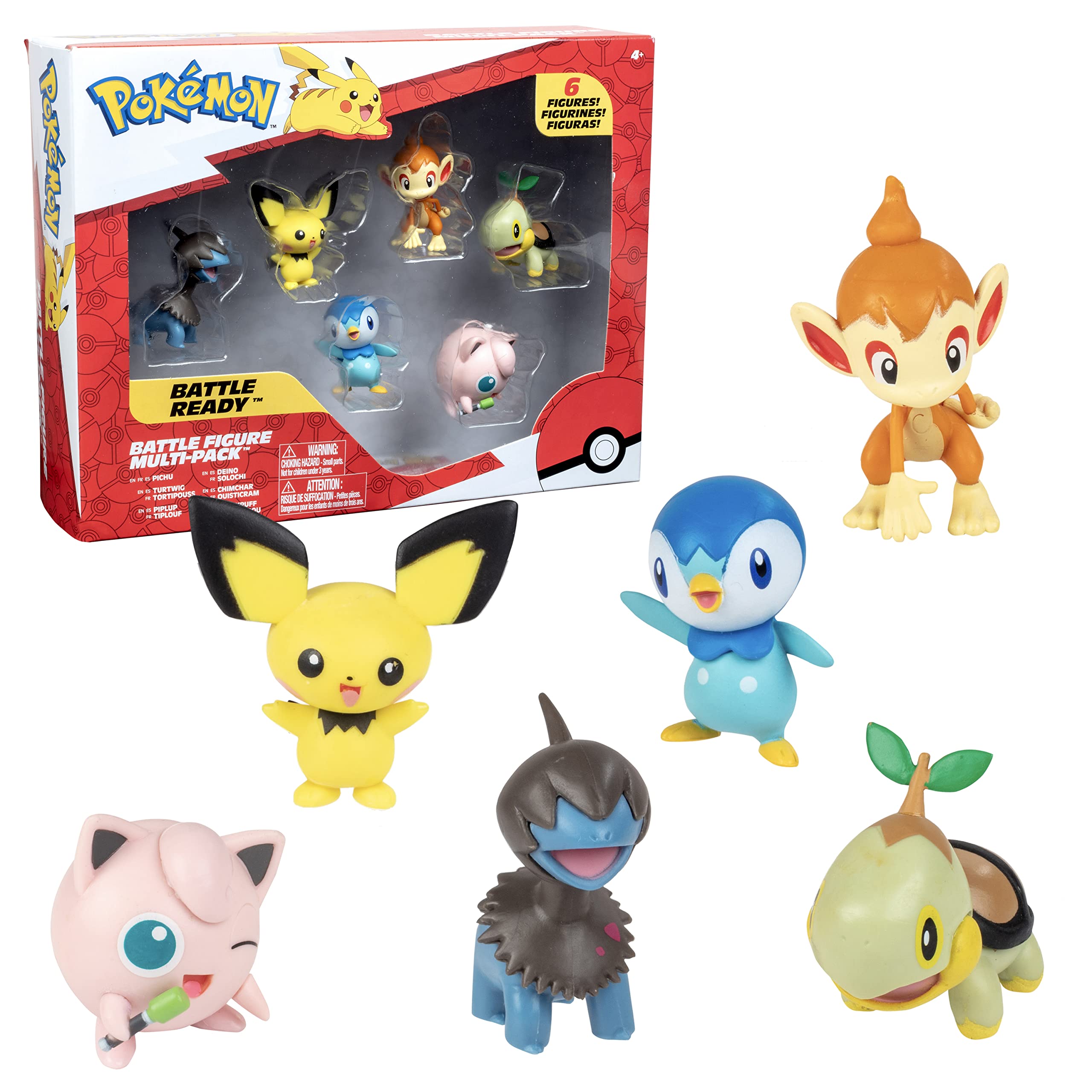 Pokemon Battle Figure Set: Pichu figure ready for action-packed playtime