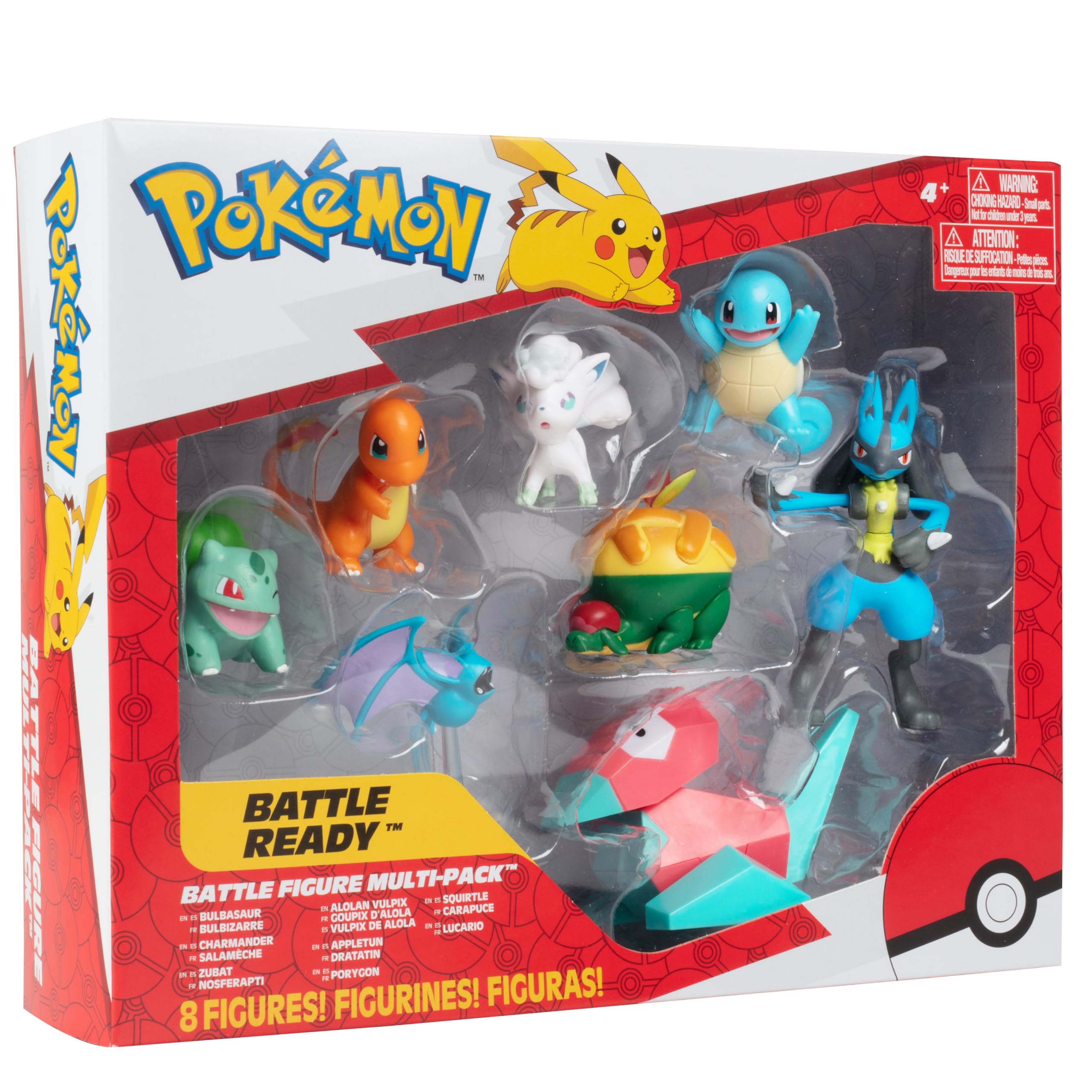 Pokemon Battle Ready Porygon figure for digital-themed pretend play.