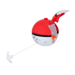 Pokémon Battle Spinner close-up shows polyester fabric for durable play.