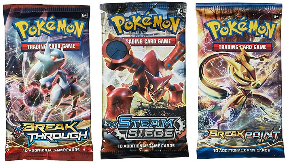 Pokémon Cards three random booster packs for expanding your collection.