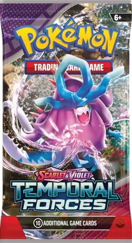 Pokemon Cards Temporal Forces booster packs ready for exciting pulls.