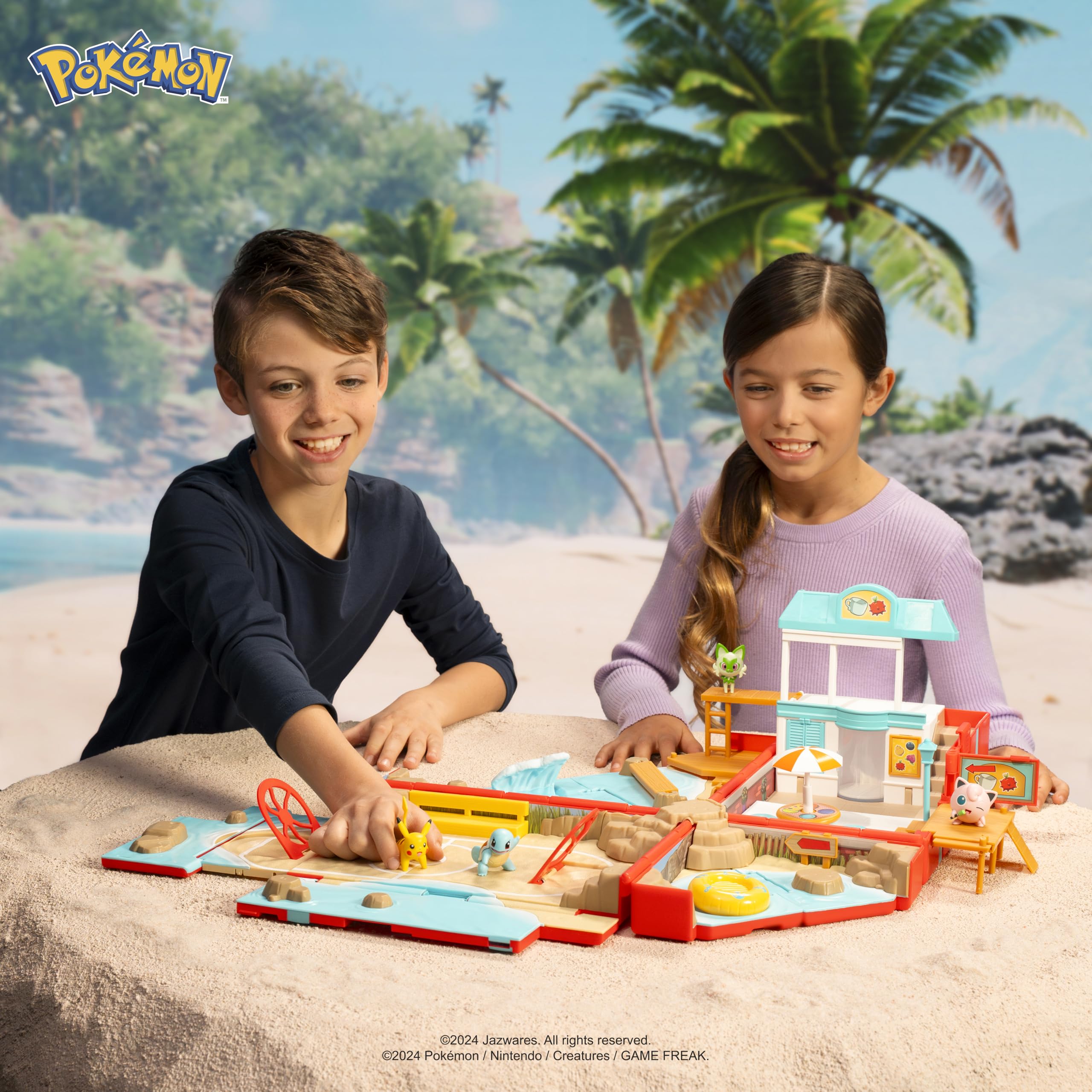 Pokémon Carry Case rock wall for beach gym battles