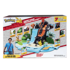 Pokémon Carry N Go Volcano Playset with Bulbasaur for imaginative play.