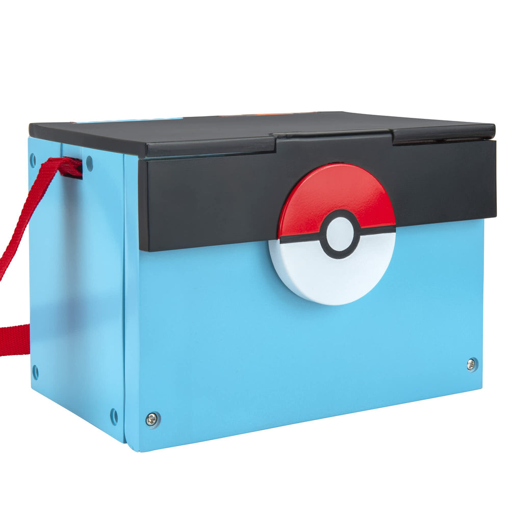 Pokémon Carry N Go Volcano Playset folds into a carry case for easy transport.