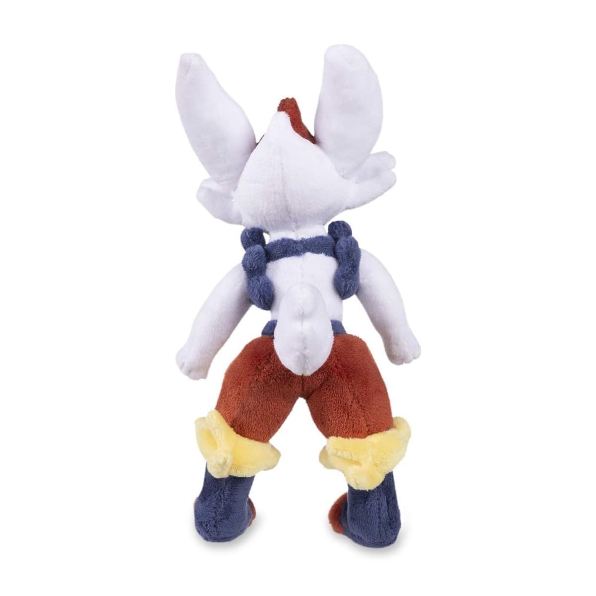 Cinderace plush shown on a desk for easy display setup