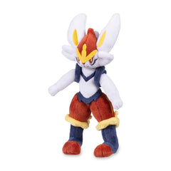 Pokemon Center Cinderace plush with movable arms for dynamic posing