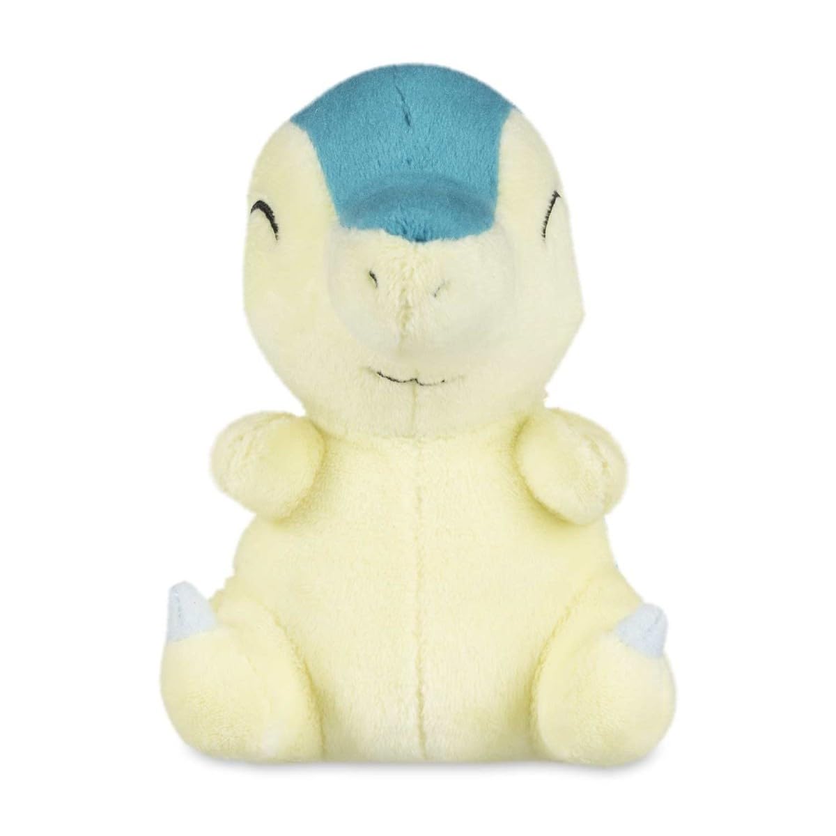 Pokémon Center Cyndaquil Sitting Cuties Plush side angle, ideal desk companion.