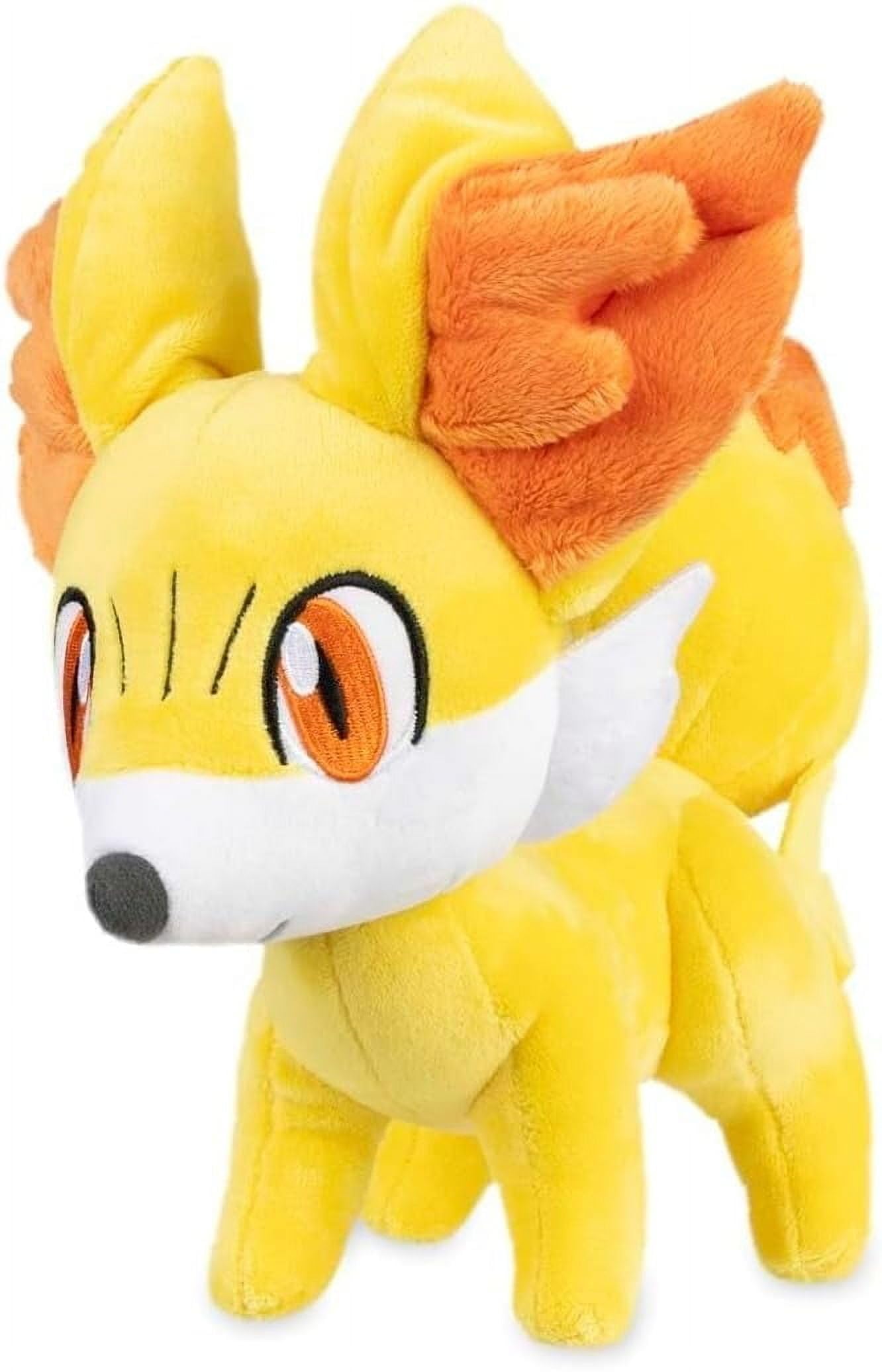 Pokemon Center Fennekin plush care: hand wash only, line dry.