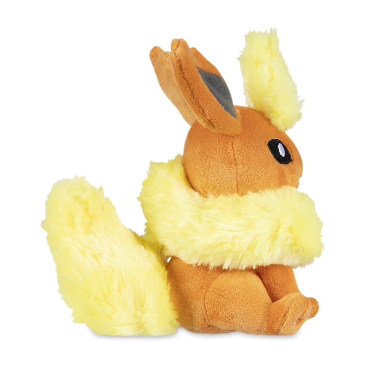Pokémon Center Flareon Sitting Cuties Plush weighted balance for easy display.