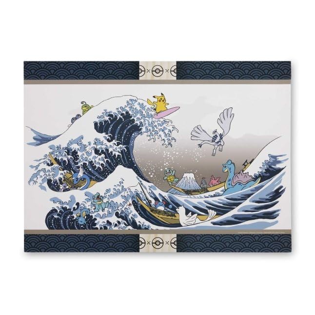 Pokémon Center Great Wave sea scene puzzle showcases dynamic water and characters