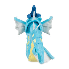 Pokémon Center Gyarados Plush close-up highlights textures for tactile appeal.