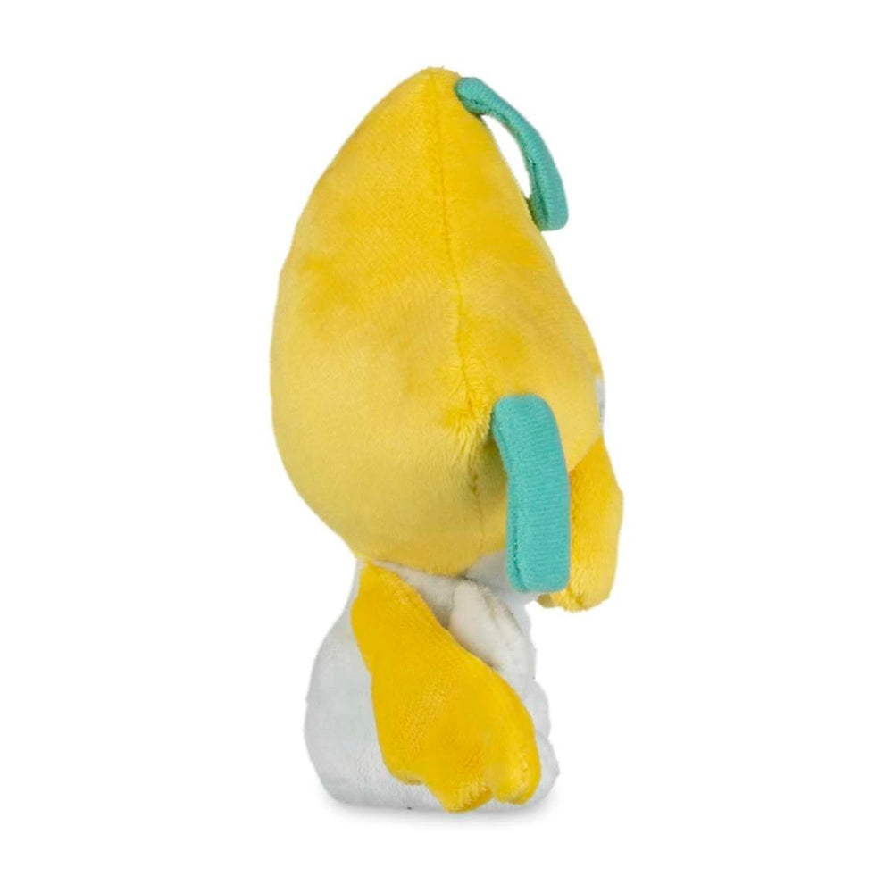 Pokémon Center Jirachi Sitting Cuties plush dimensions are 5.3 by 6.5 inches.