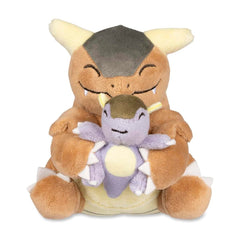 Kangaskhan plush smile close-up, cheerful everyday buddy for bags and keys.