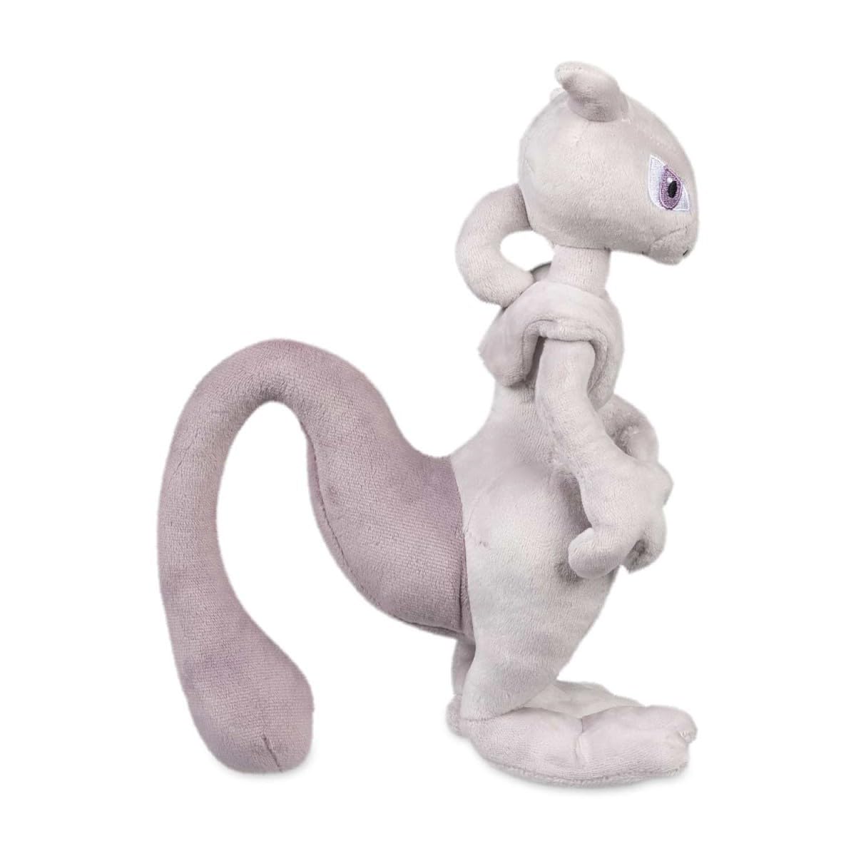 Pokémon Center Mewtwo plush standing pose ready to guard the collection