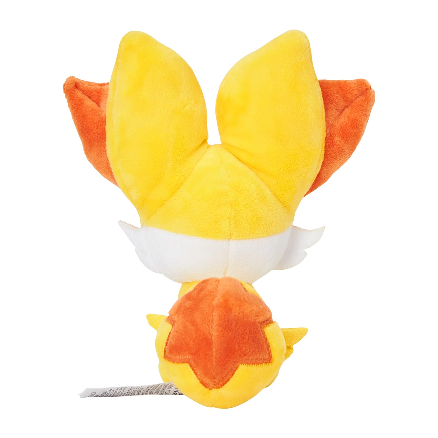Compact 6.5-inch Fennekin plush by Pokémon Center ideal for shelf display.