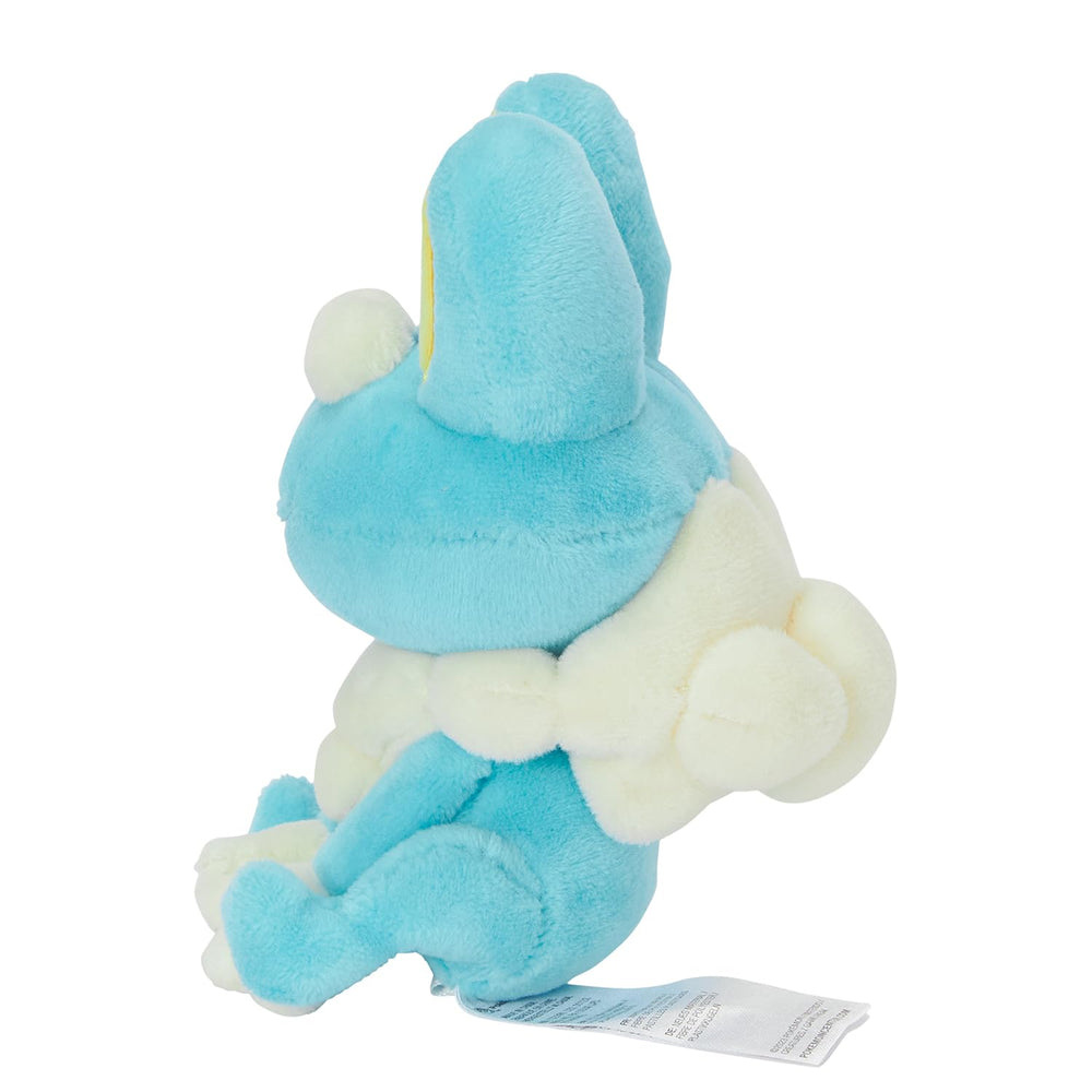 Pokémon Center Froakie weighted plush for stable desk buddy.