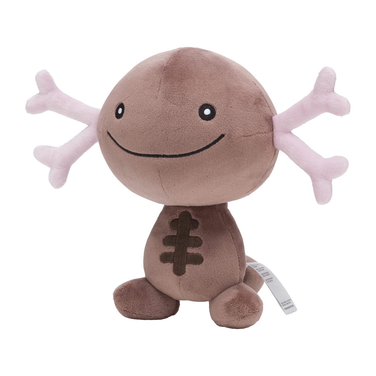 Official Paldea Wooper plush from Pokémon Center, compact and travel-friendly
