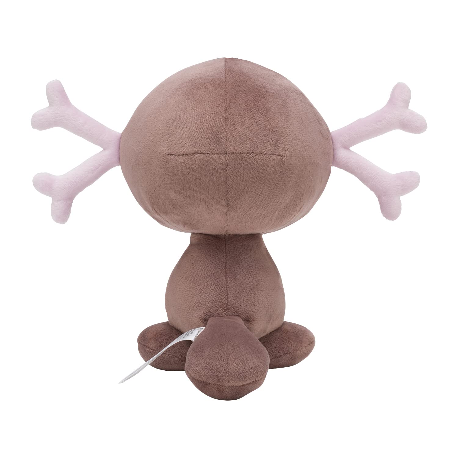 Paldea Wooper 8-inch plush from Pokémon Center on a shelf display