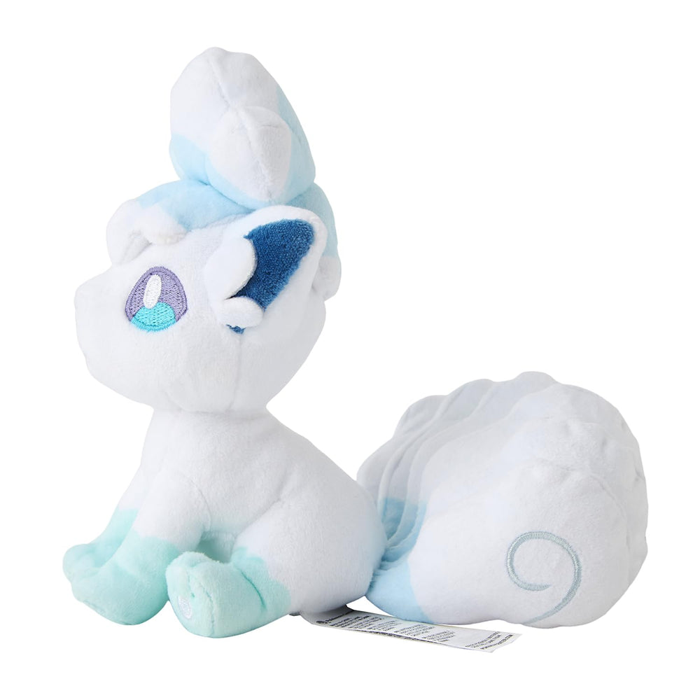 Pokémon Center A037 Plush Fit Vulpix Alola Form, close-up detail shows craftsmanship