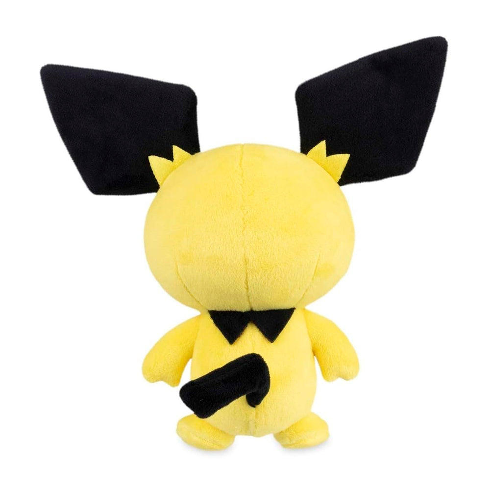 Pokémon Center Pichu Plush dimensions shown compact 8.3 inch body