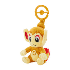 Chimchar plush attached to bags offers a cute collectible companion.