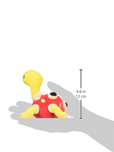Pokémon Center Plush Fit Shuckle packaging view, ideal gift for fans.