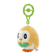 Soft texture of the Pokemon Center Rowlet plush showcases cozy comfort and cute details.